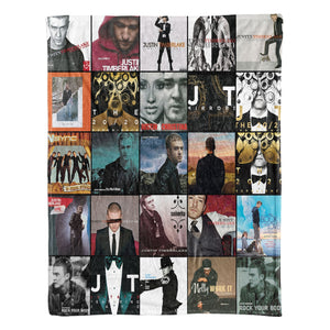 Justin Timberlake Sherpa Blanket A Pop & R&B Icon Tribute for True Fans