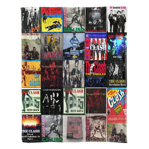The Clash Sherpa Blanket Punk Rock Warmth Wrapped in Iconic Album Art