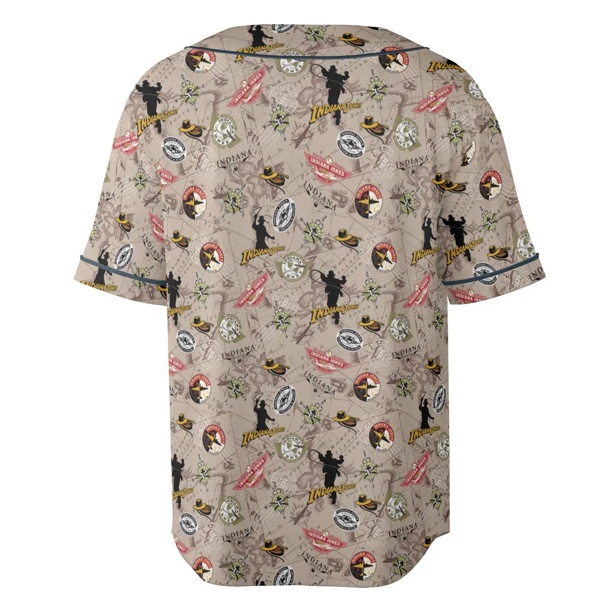 Indiana Jones Patterns Unisex Baseball Jersey