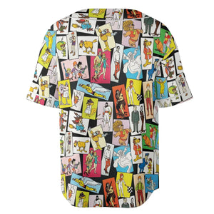 Back To The Day Old Cartoon Shows Unisex Baseball Jersey
