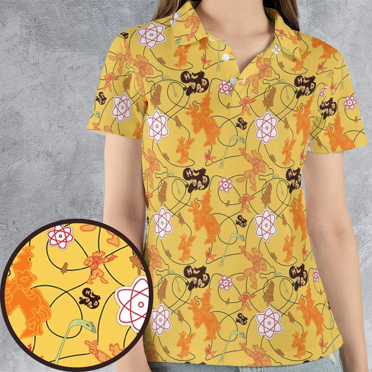 Powerline Concert Goofy AOP Men/Women Polo Shirt