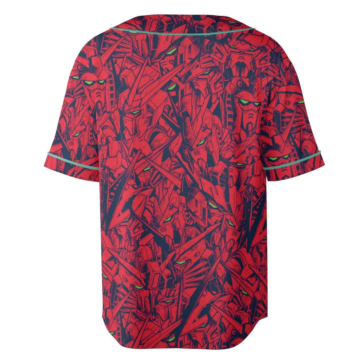 Gundam Camo Magenta Gundam Unisex Baseball Jersey