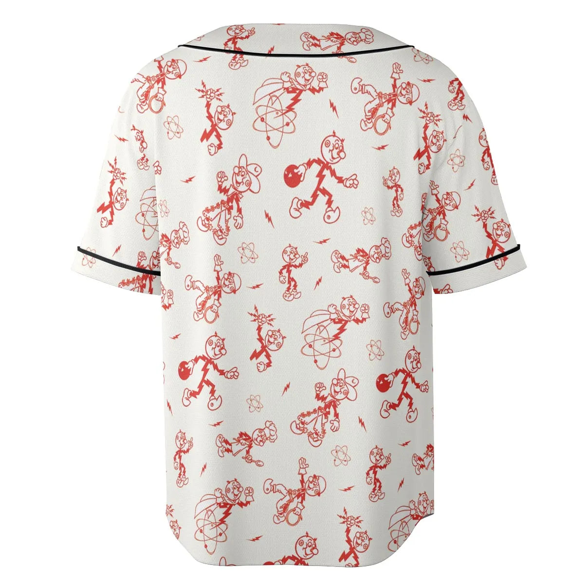 Vintage Style Nostalgic Reddy Kilowatt Unisex Baseball Jersey
