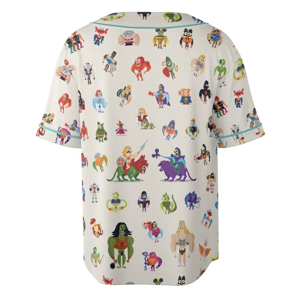 He-Man & Masters Of The Universe Characters Pattern Unisex Baseball Jersey