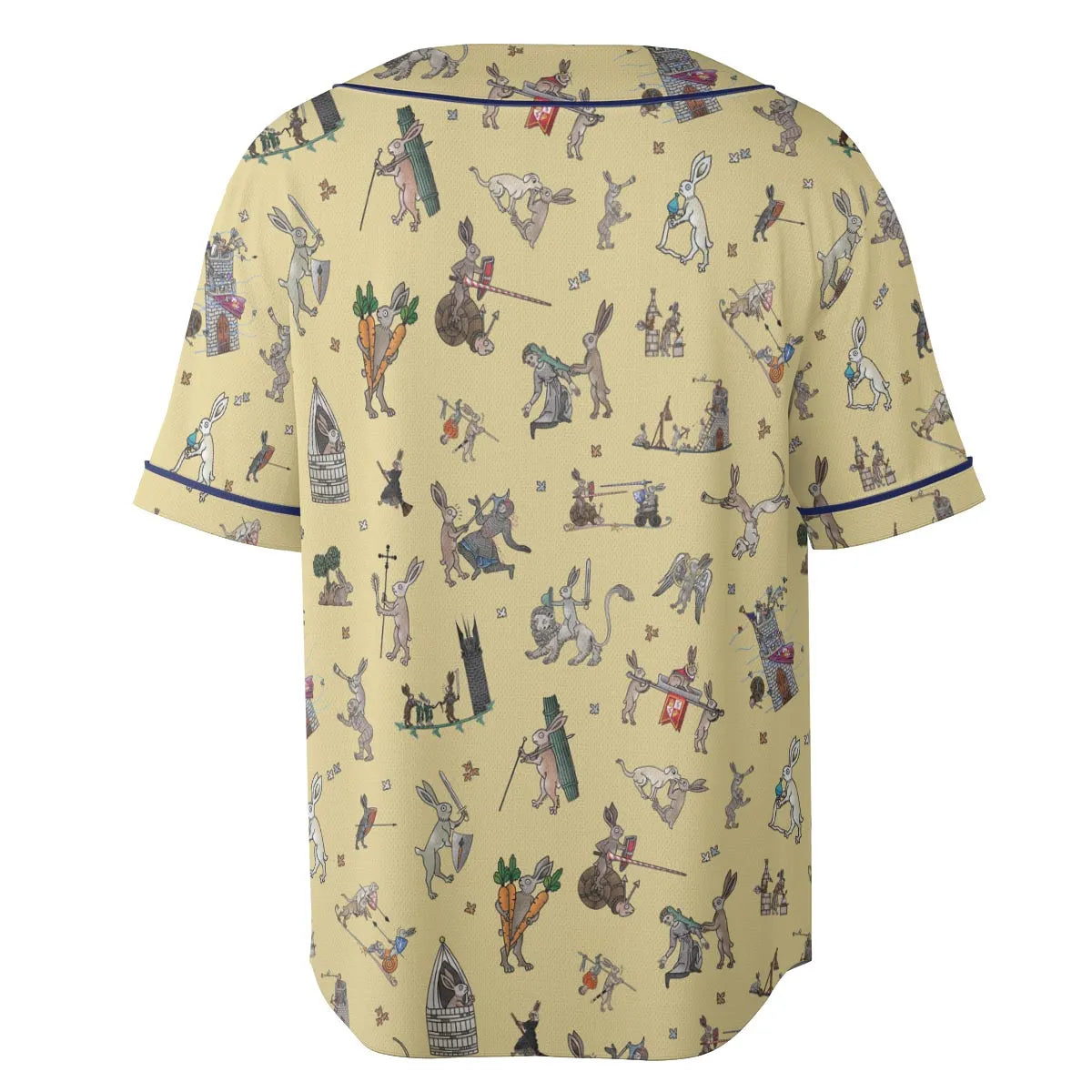 Killer Rabbit The Medieval Marginalia Unisex Baseball Jersey