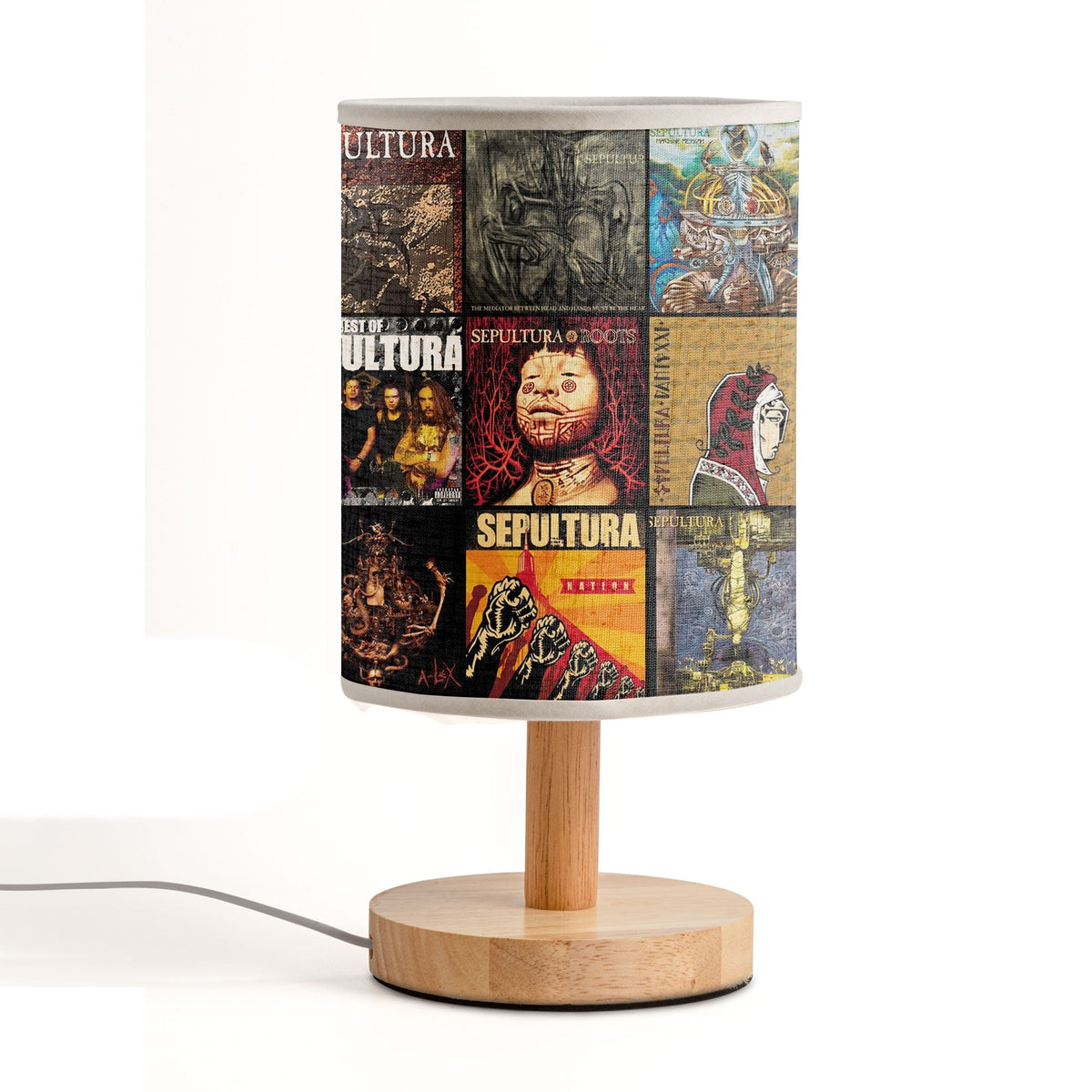 Sepultura Albums Table Lamp Metal Art Light for Fans