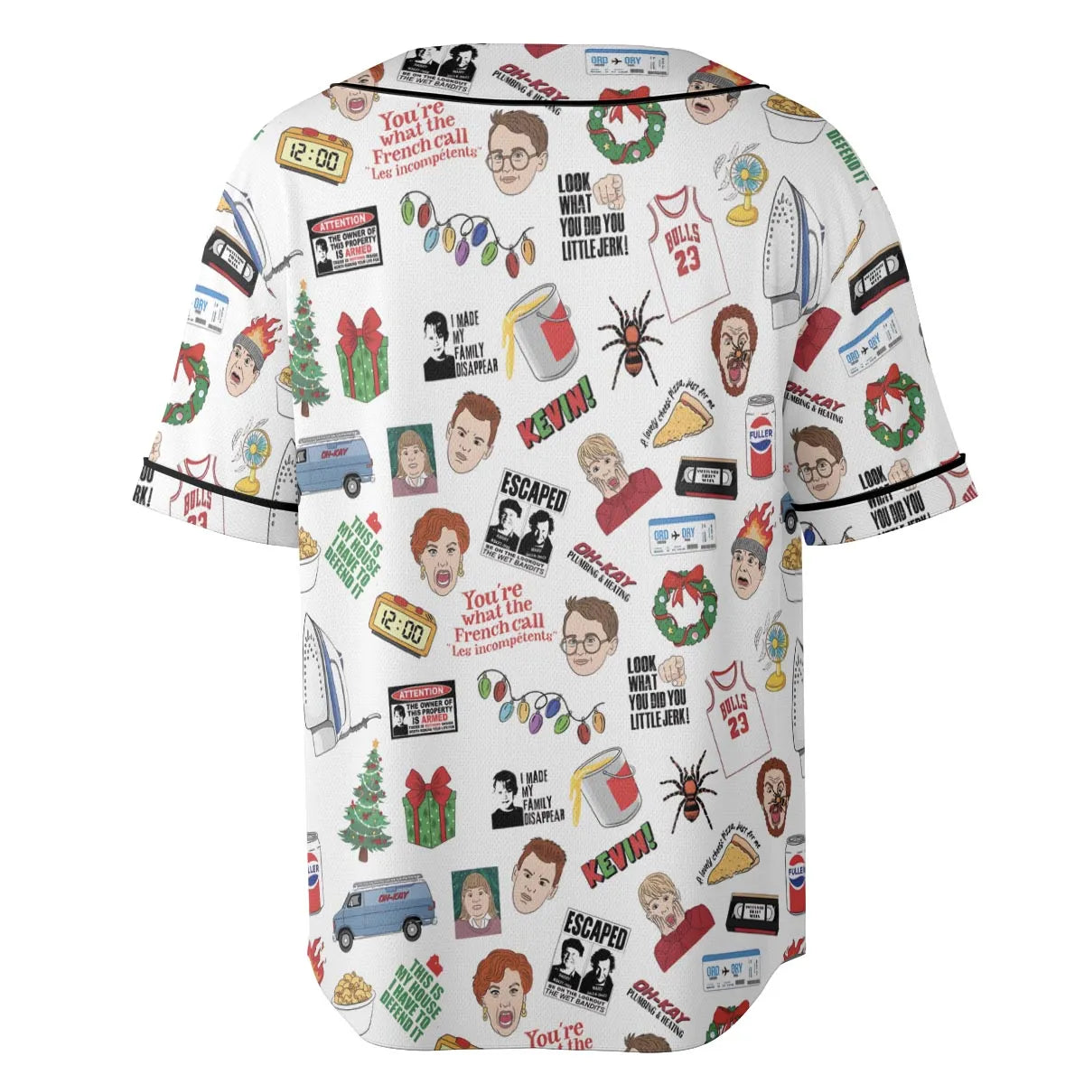 Holiday Pranks Home Alone Unisex Baseball Jersey