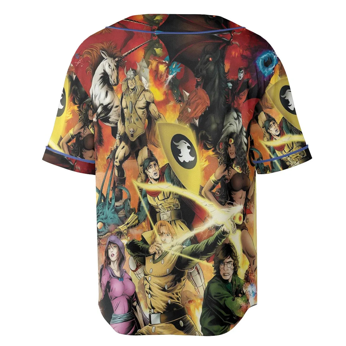 Great Power Dungeons Unisex Baseball Jersey