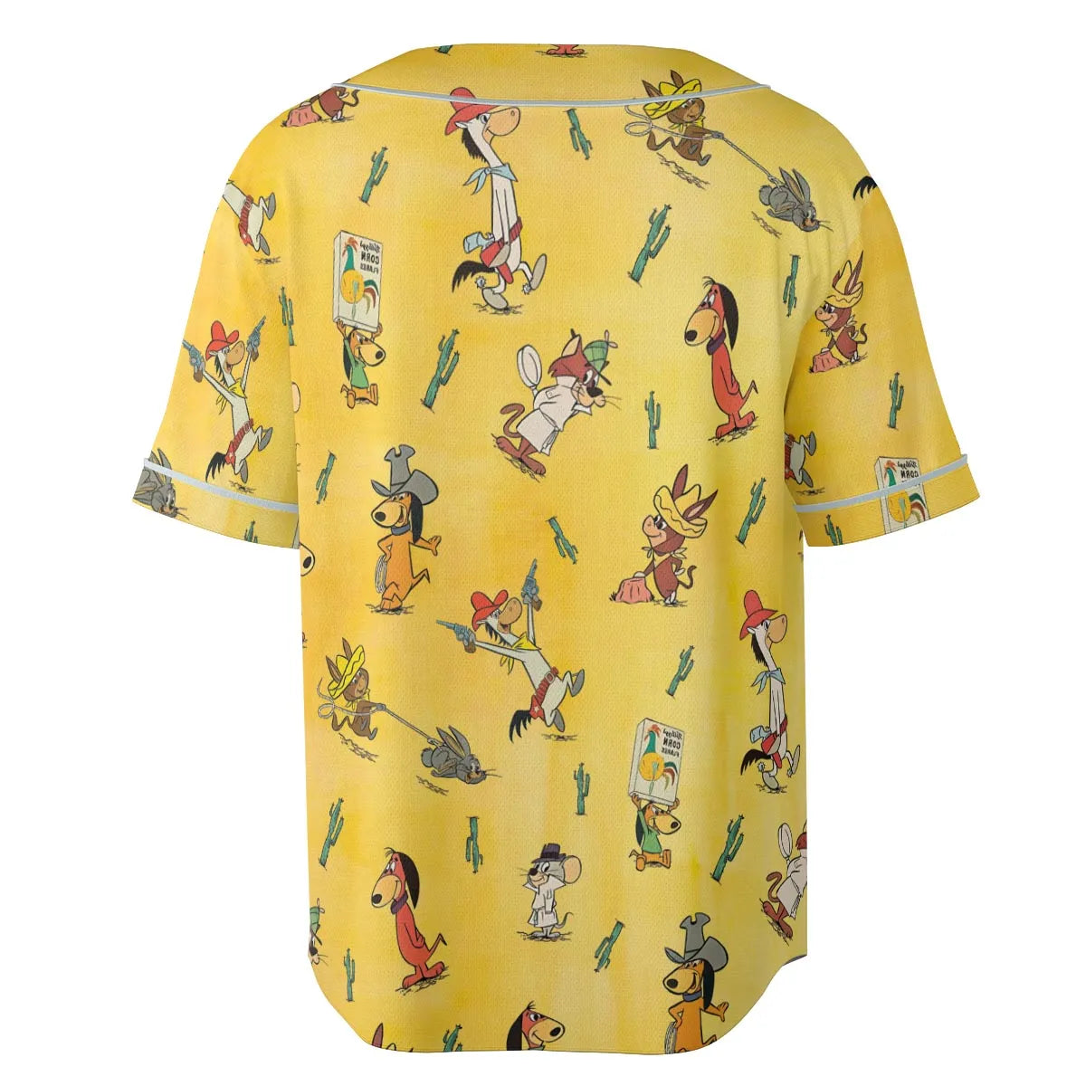The Quick Draw McGraw Show Characters Unisex Baseball Jersey