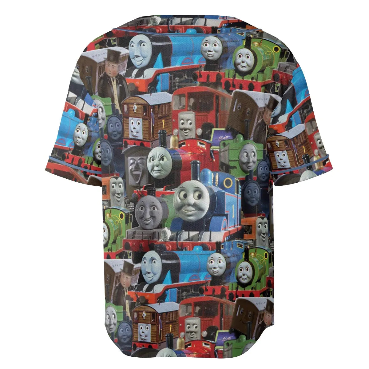 Thomas The Tank Engine Unisex Baseball Jersey