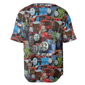 Thomas The Tank Engine Unisex Baseball Jersey