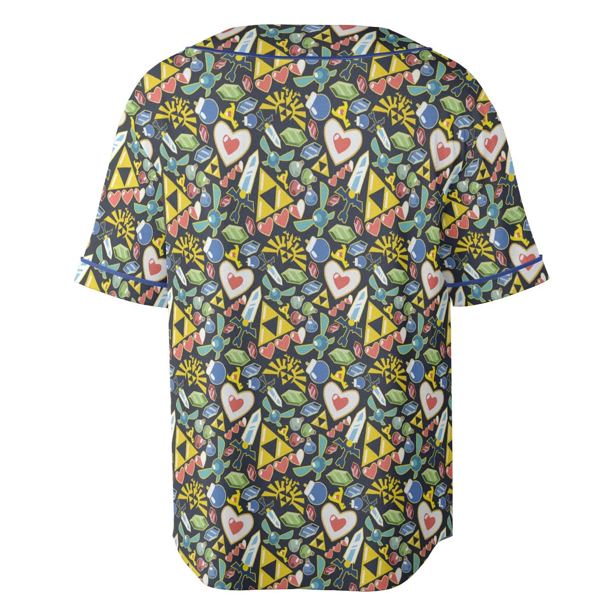 Zelda Theme Items Unisex Baseball Jersey