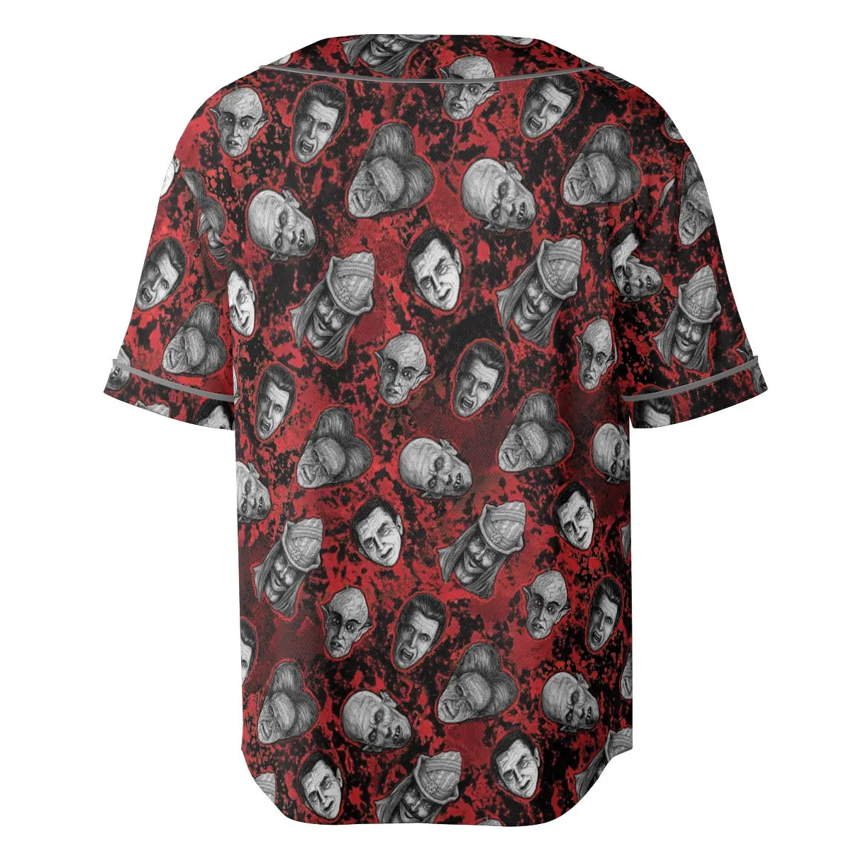 Many Faces Of Dracula Unisex Baseball Jersey