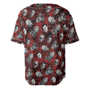 Many Faces Of Dracula Unisex Baseball Jersey