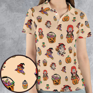McDonaldland Halloween AOP Men/Women Polo Shirt