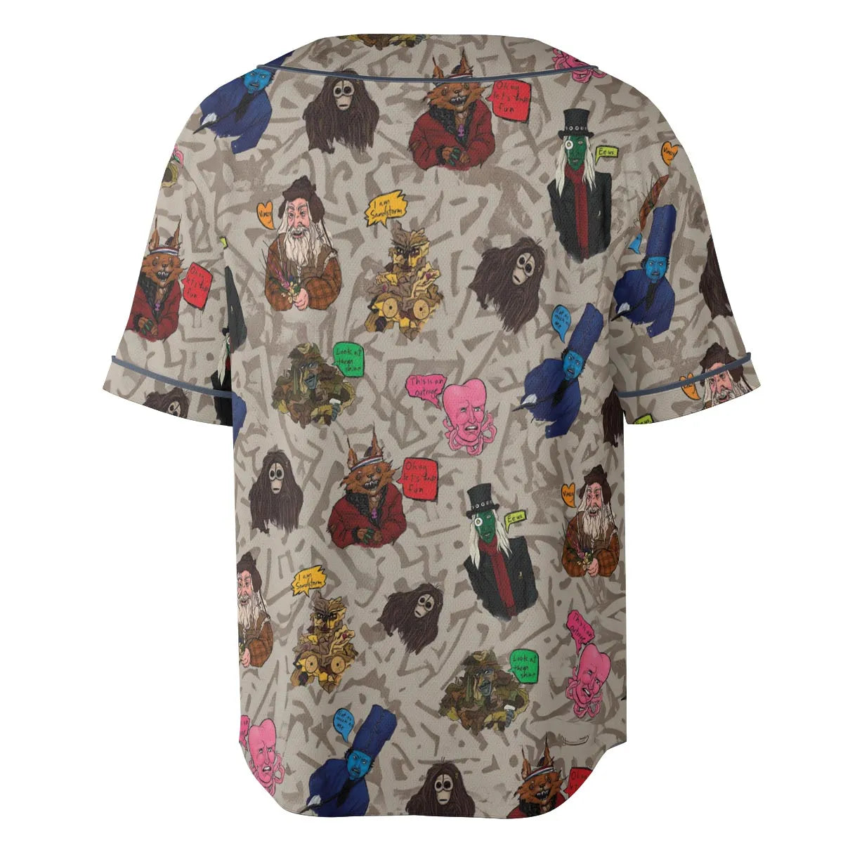 Look At Them Shine Mighty Boosh Unisex Baseball Jersey