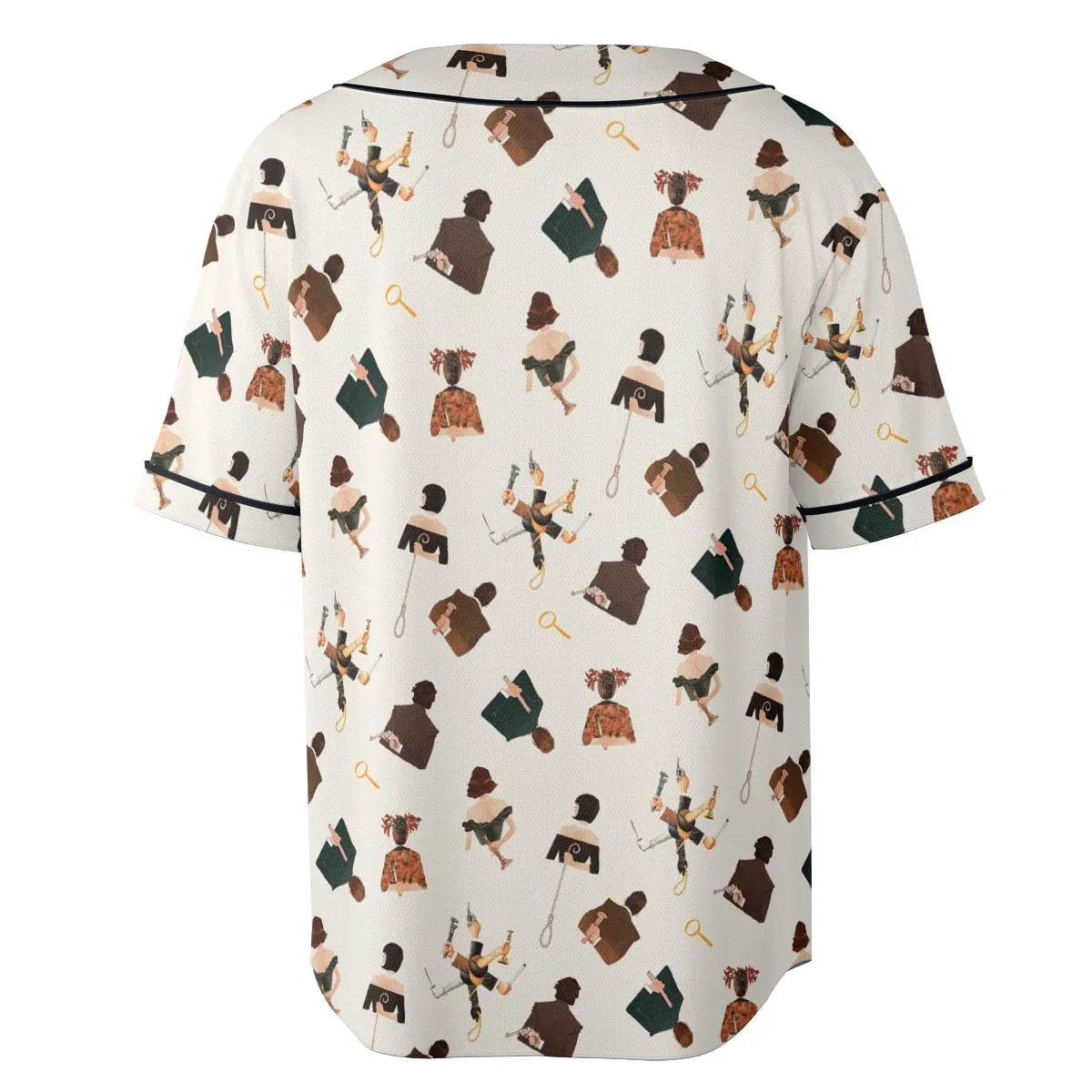 Clue The Movie Characters Pattern Unisex Baseball Jersey