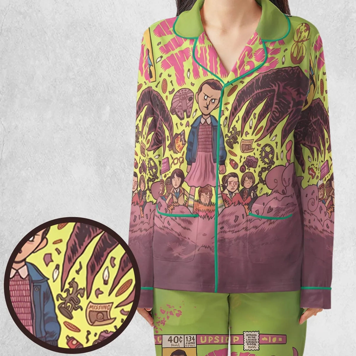 Into The Unknown Stranger Things Pajamas Set
