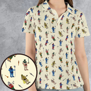 Carl In Masters Of The Universe Pattern AOP Men/Women Polo Shirt