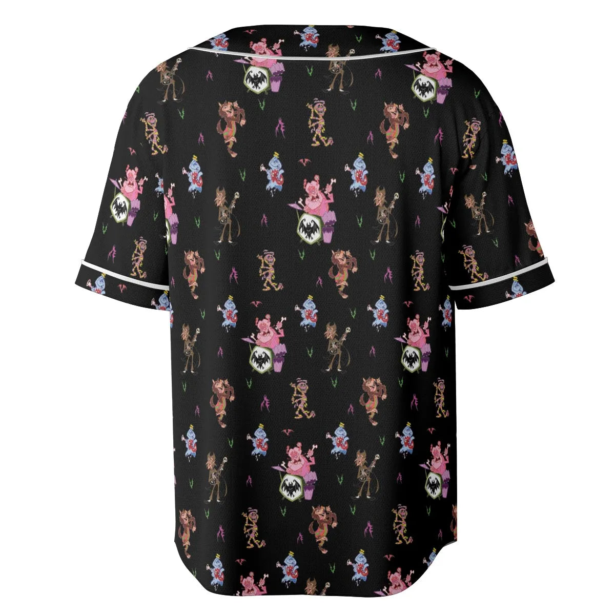 Monsters Cereal Pattern Unisex Baseball Jersey