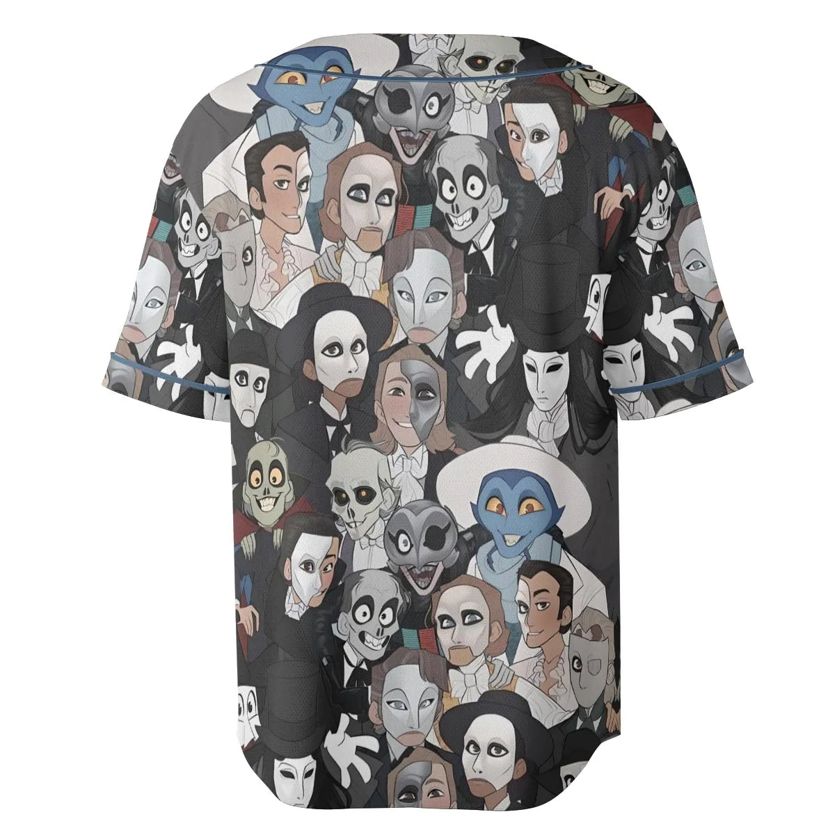 Faces The Phantom of Opera Unisex Baseball Jersey