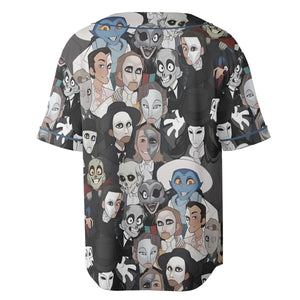 Faces The Phantom of Opera Unisex Baseball Jersey