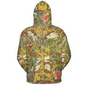 All-over Print Hoodie - 7LDH8NK9 -  - 4