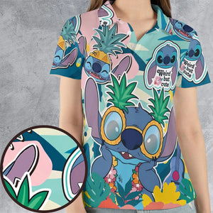 Weird But Cute Stitch AOP Men/Women Polo Shirt