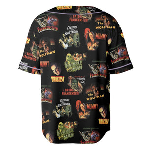 Teaming Monsters All Up Universal Monsters Unisex Baseball Jersey
