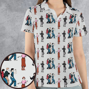 The Breakfast Club Characters Pattern AOP Men/Women Polo Shirt