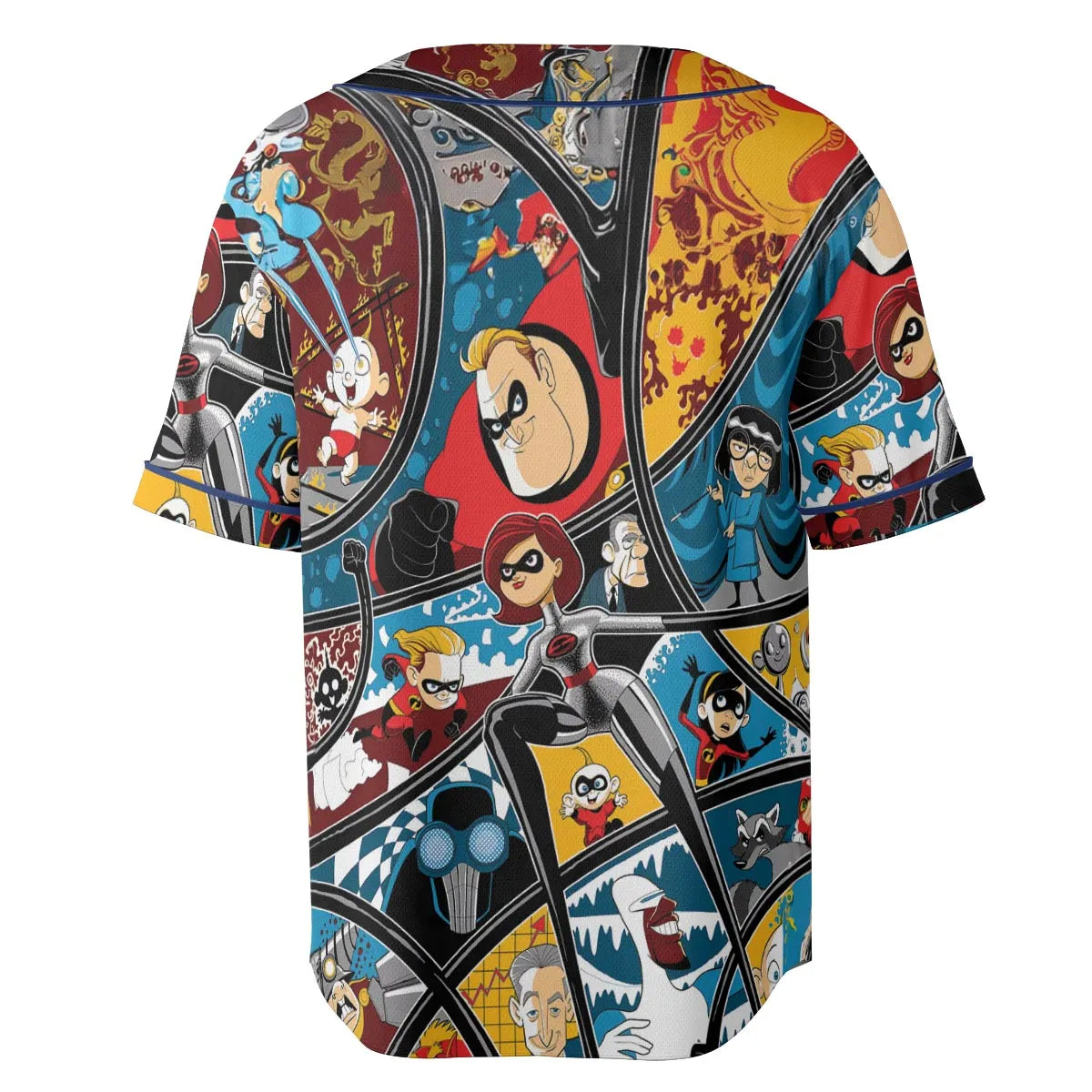 The Incredibles cartoon Unisex Baseball Jersey