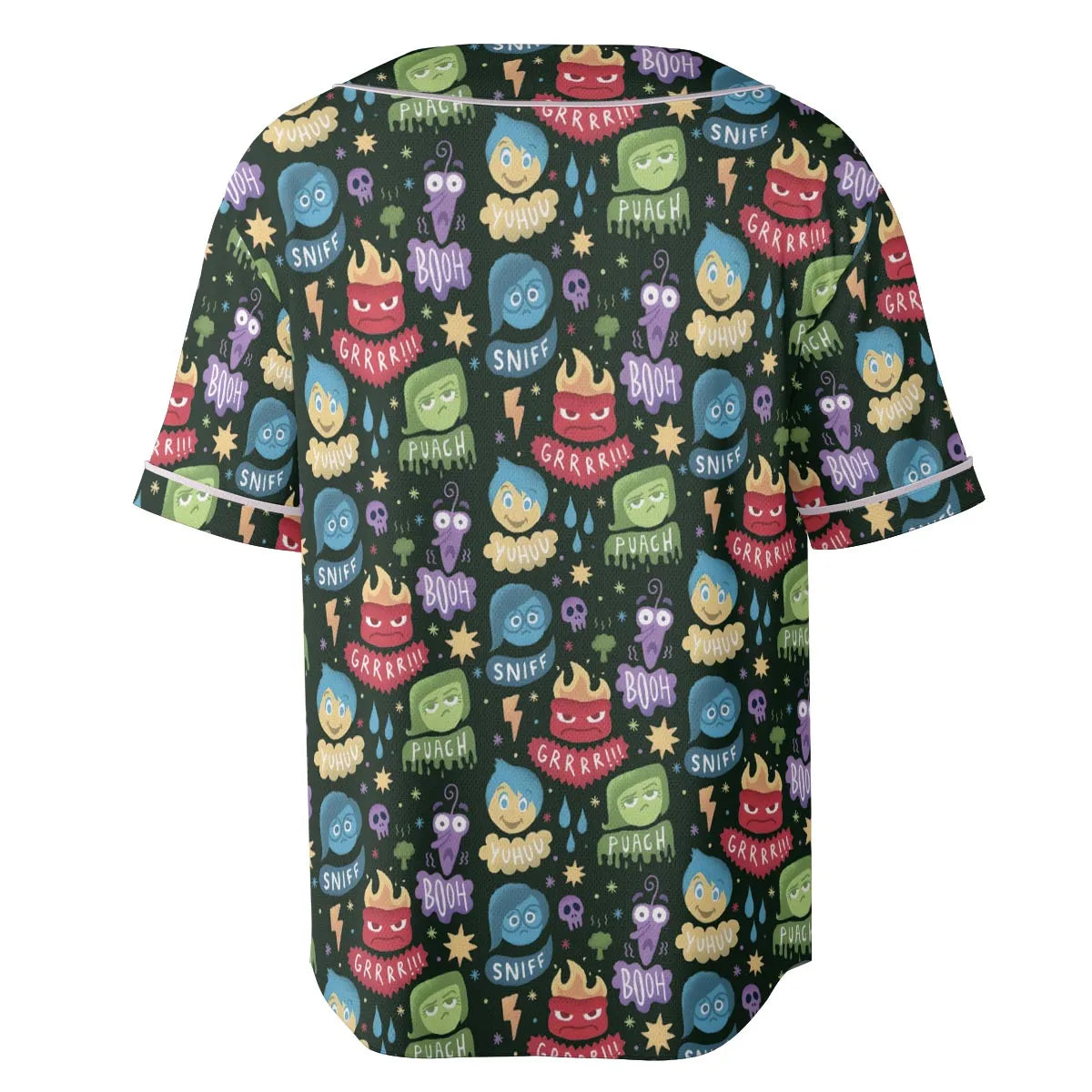 Colourful Mind Inside Out Unisex Baseball Jersey