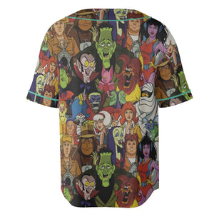 Frightfully Funny Ghostbusters Groovie Goolies Unisex Baseball Jersey