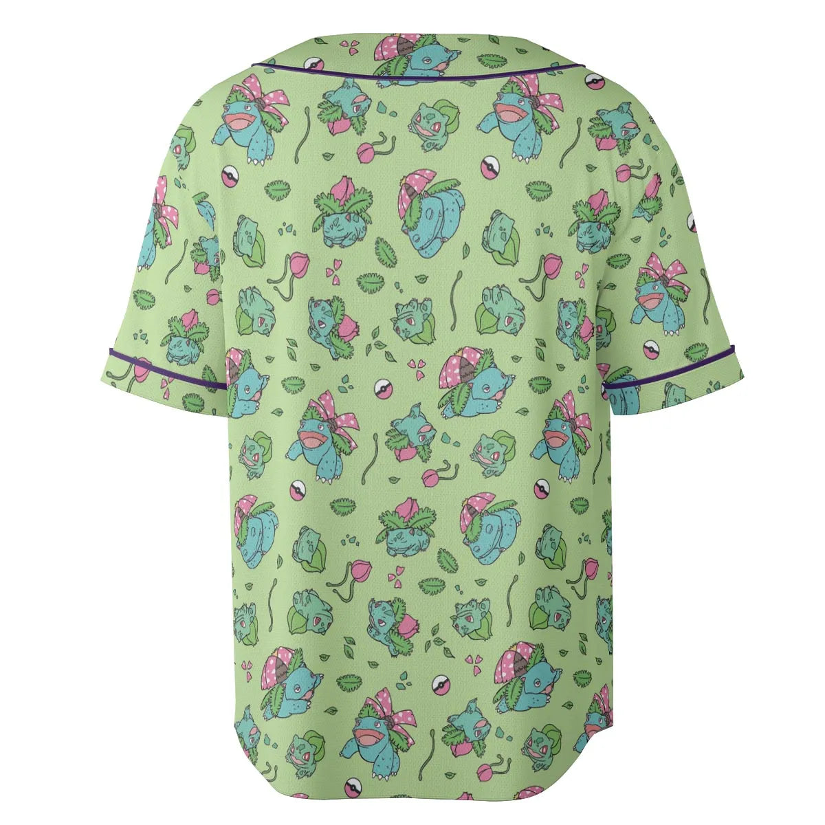 Venusaur Ivysaur and Bulbasaur Pokemon Unisex Baseball Jersey