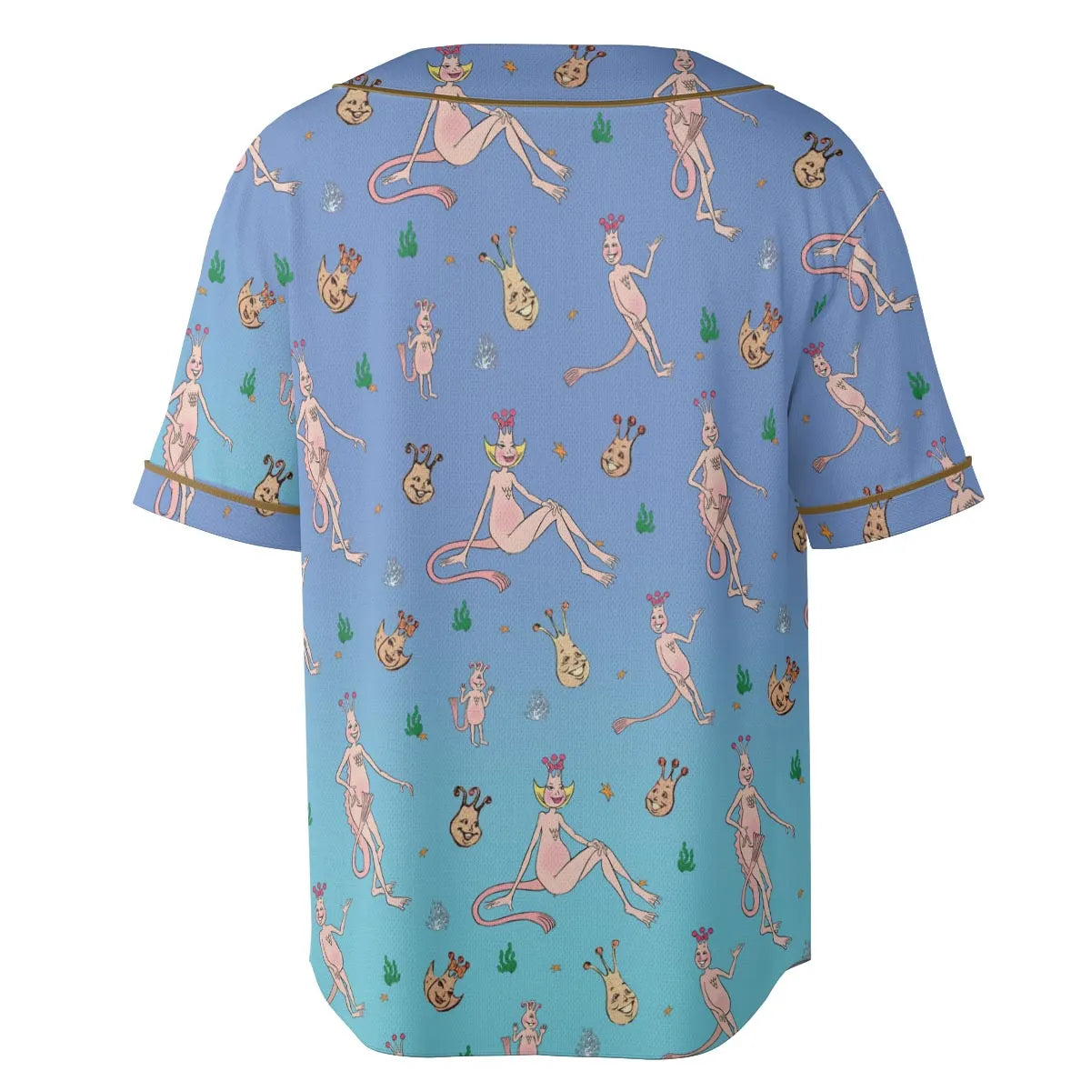 Who You Callin' One-eyed Shrimp Sea-Monkeys Unisex Baseball Jersey