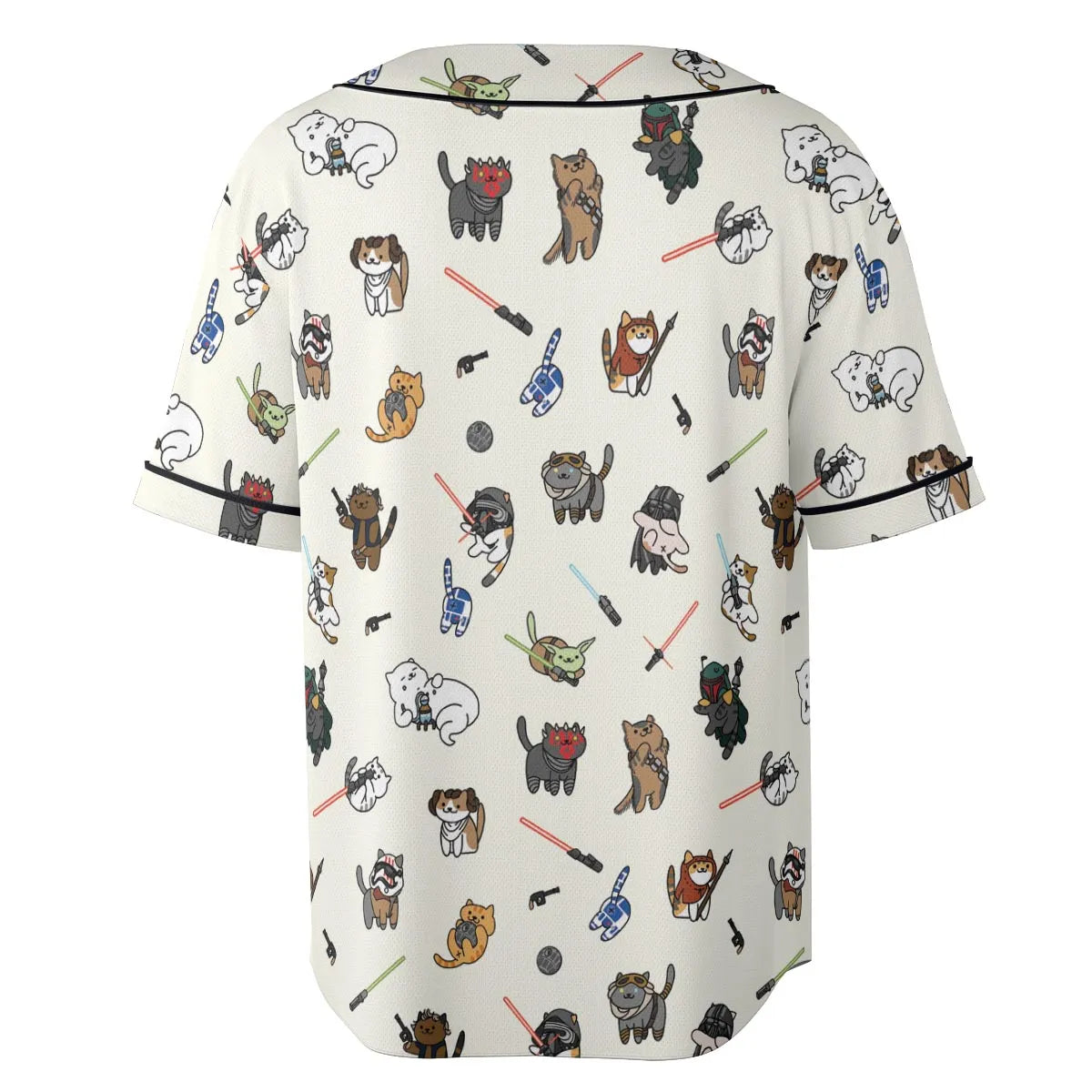 Star Wars Characters As Cats Unisex Baseball Jersey