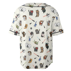Star Wars Characters As Cats Unisex Baseball Jersey