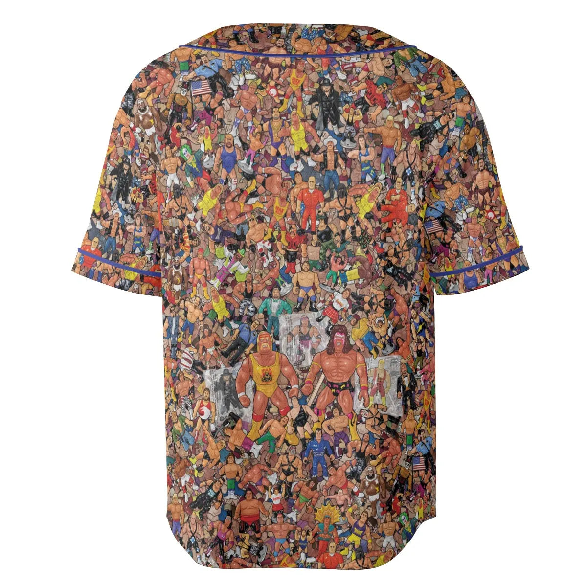 Wrestling Hulk Hogan and Buddies Figures Unisex Baseball Jersey