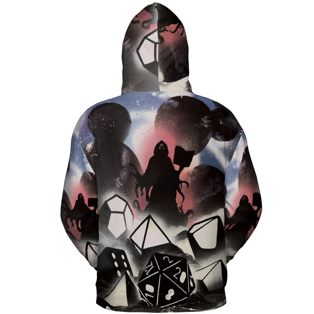 How I Roll DnD All-over Print Hoodie