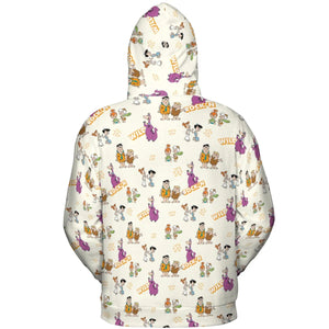 Rock'n The Flintstones All-over Print Hoodie