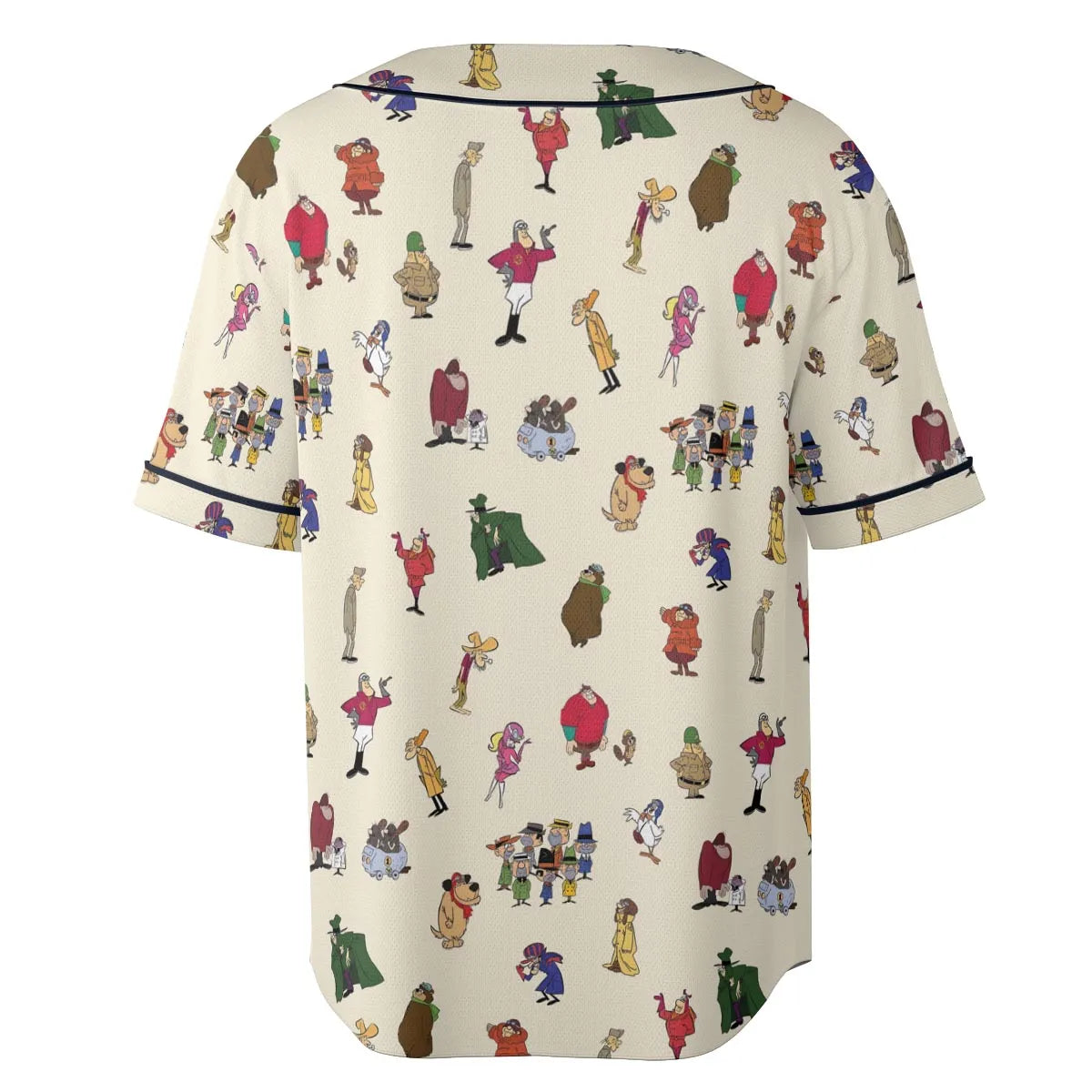 Wacky Races Characters Unisex Baseball Jersey