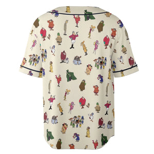 Wacky Races Characters Unisex Baseball Jersey