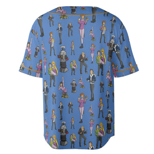 Lost In Space Characters Unisex Baseball Jersey