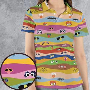 Eyes On Us The Muppet Show AOP Men/Women Polo Shirt
