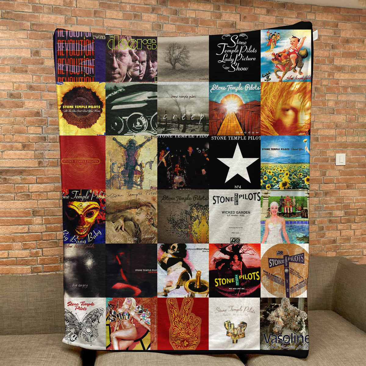 Stone Temple Pilots Sherpa Blanket A Grunge-Era Tribute for True Fans