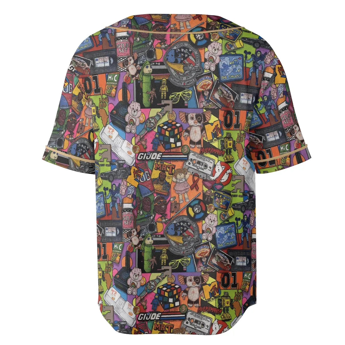 The 1980's. The Decade Of Greed Unisex Baseball Jersey