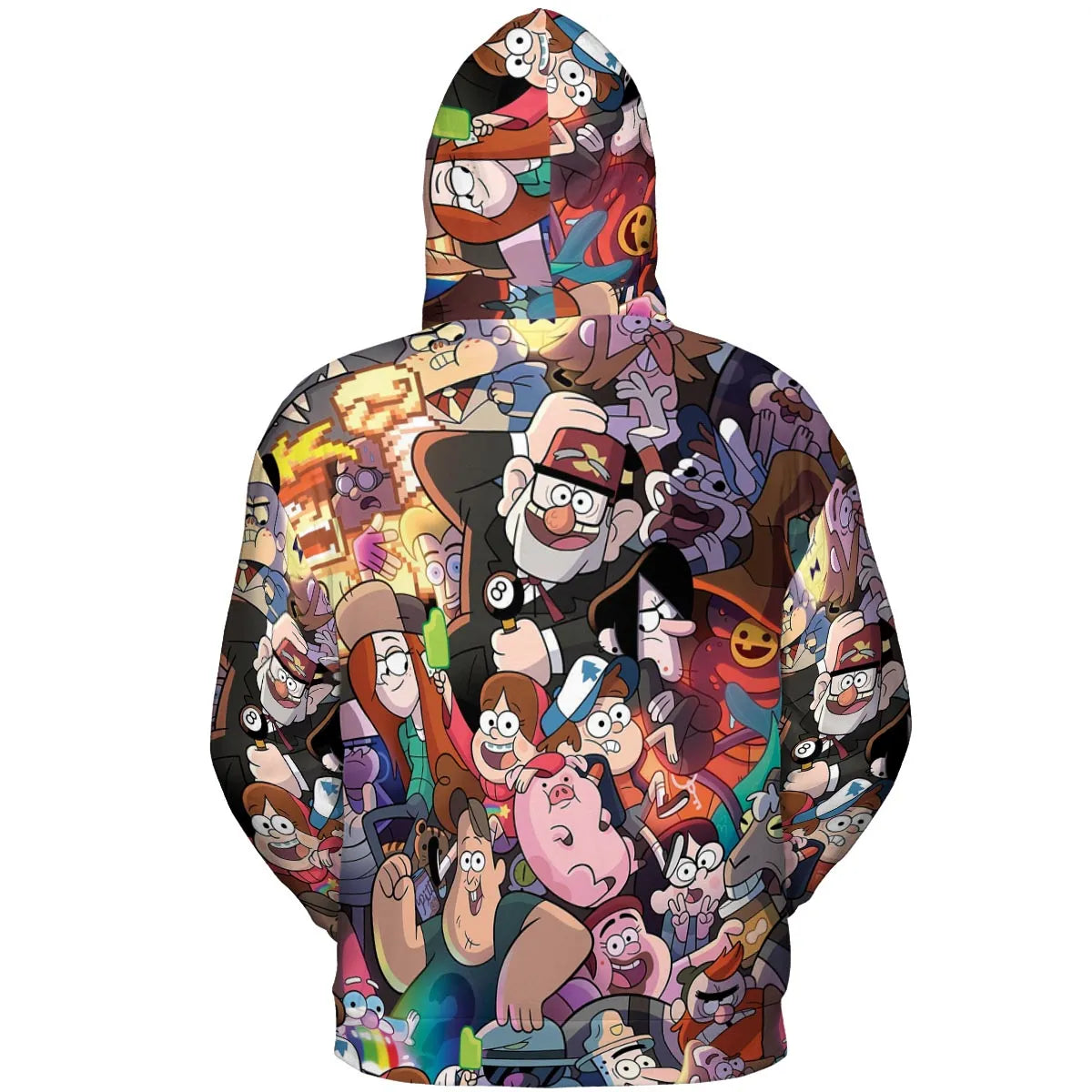 Gravity Falls Characters Pattern All-over Print Hoodie