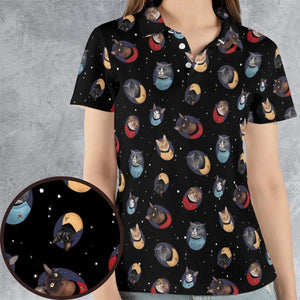 Live Long and Paws-purr Star Trek AOP Men/Women Polo Shirt