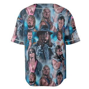 90s Wrestlers Unisex Baseball Jersey