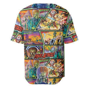 Ack! Ack! Ack! Mars Attacks Unisex Baseball Jersey